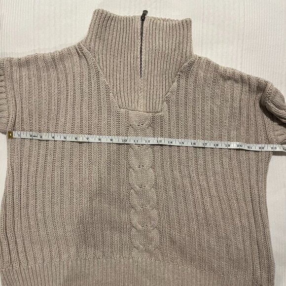 NU-IN Quarter-Zip Cable-Knit Pullover - Picture 7 of 11